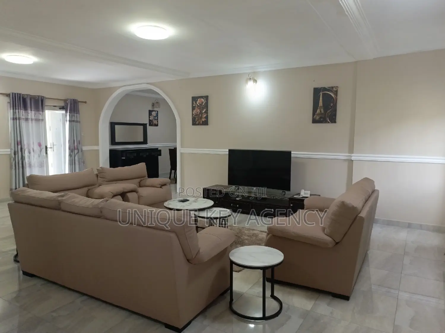 Furnished 2bdrm Apartment in Unique Key Agency, Accra Metropolitan