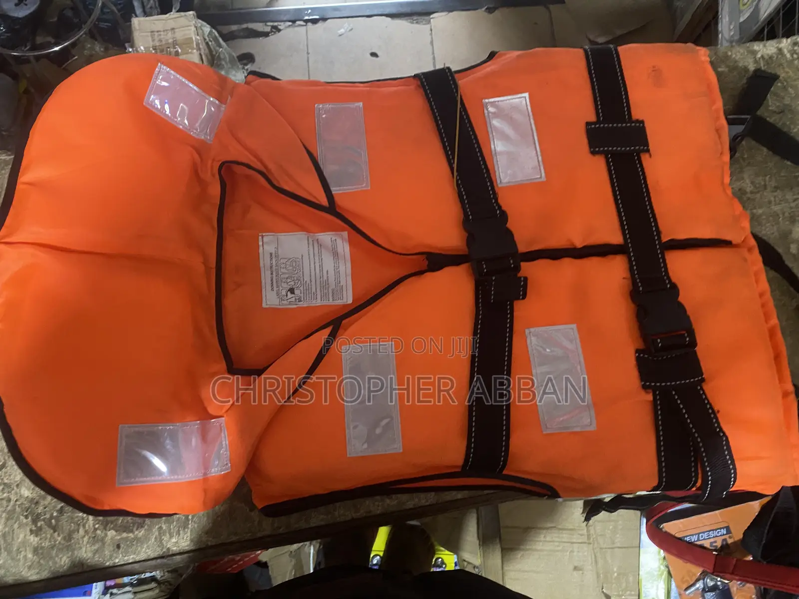 Life Jacket With Neck Support And Whistle