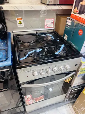 3+1 Stove Gas Electric Oven Volcano Grey.