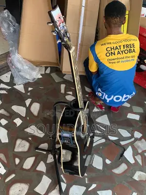 Yamaha Semi-Acoustic Guitar (Black)