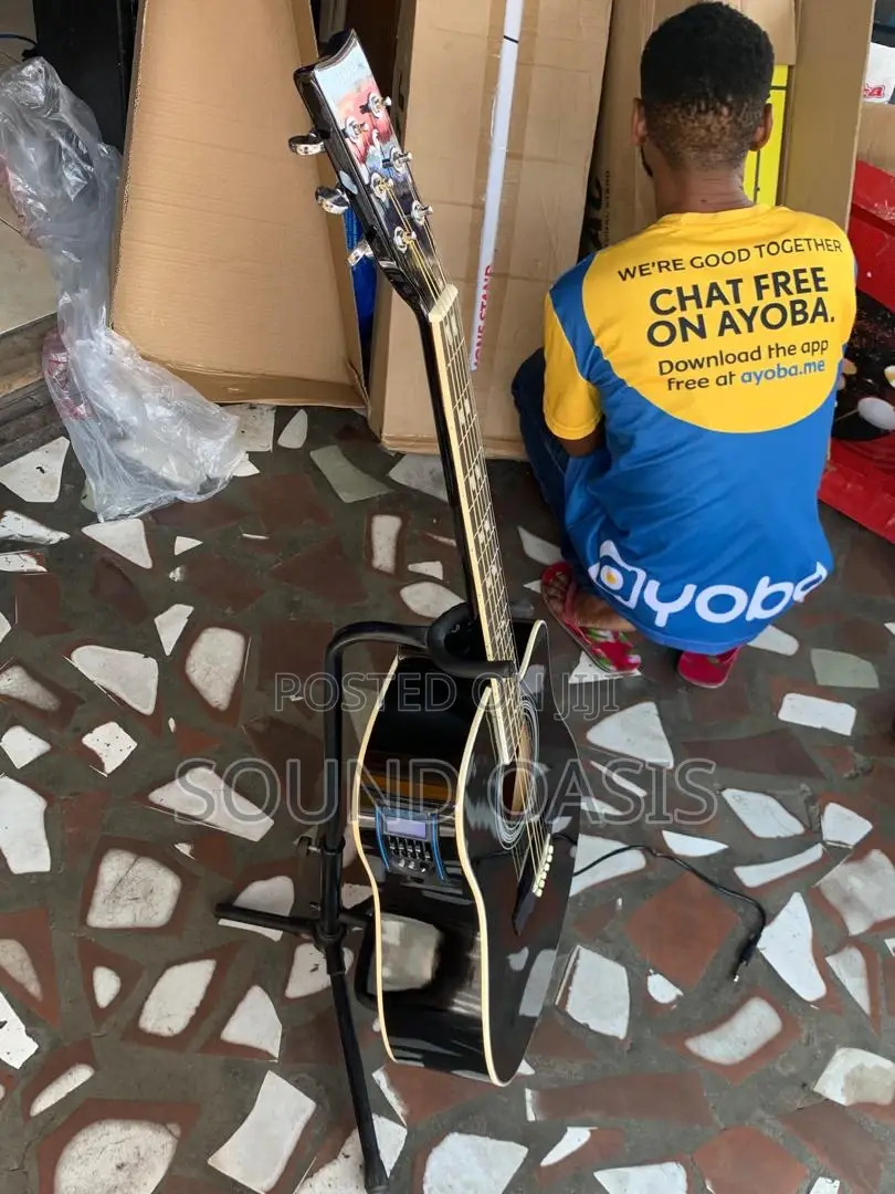 Yamaha Semi-Acoustic Guitar (Black)