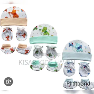 Baby Cap, Pair of Mitten and Pair of Socks
