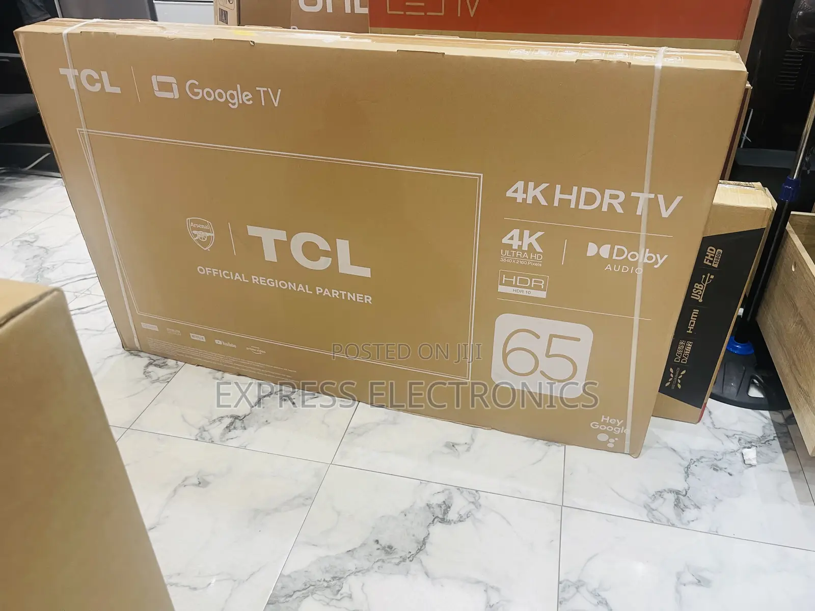 Uhd Smart TCL Television 65”P635