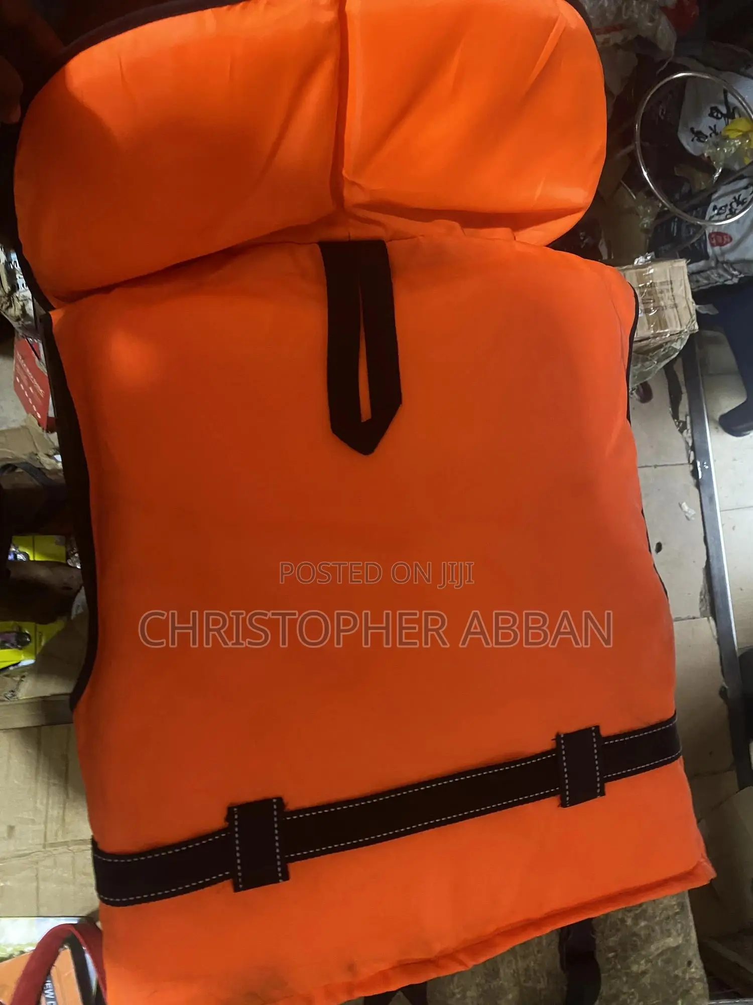 Life Jacket With Neck Support And Whistle