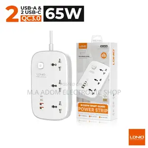 Ldnio 3250w 65w Gan Fast Charging Power Extension