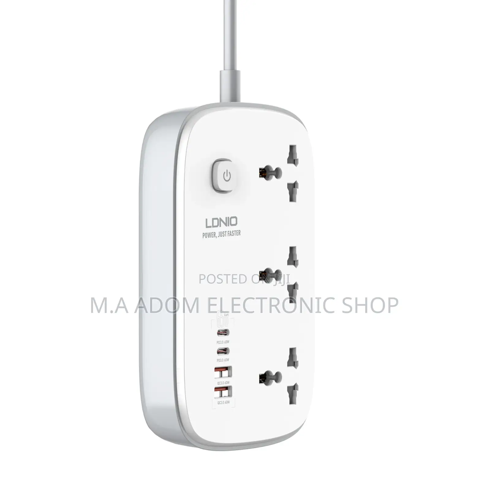 Original Ldnio Extension Board With Fast Charge Usb Type C