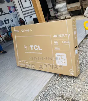 Tv TCL 75p635 75 Inch Ultra Hd Smart Android(Black).