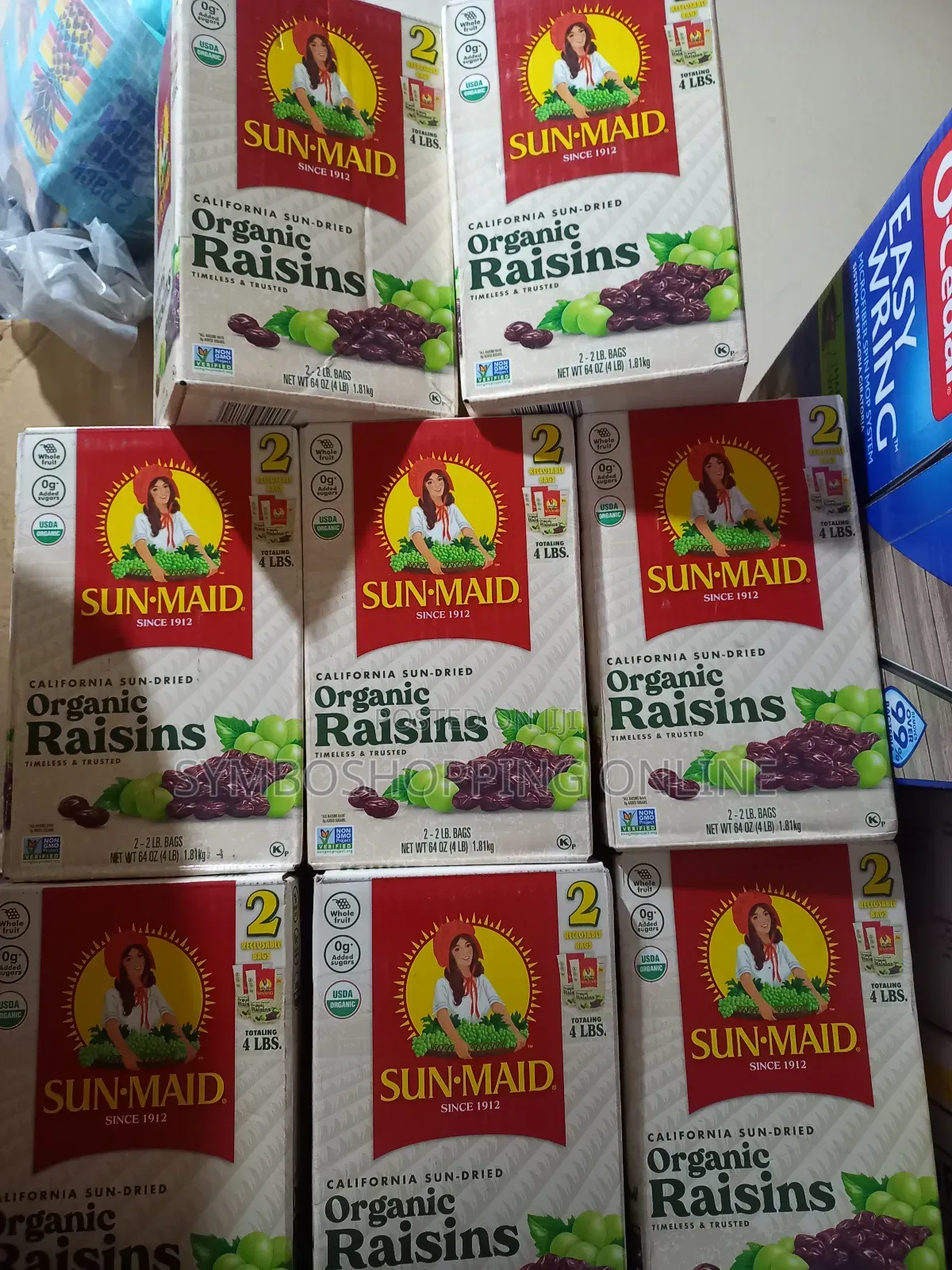 Sunmaid Organic Dried Raisins 1.81kg (150ghs Each)
