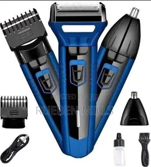 Three in 1 Beard Trimmer Barbering Machine Hair Clipper
