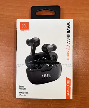 JBL Wave Beam Super Bass Bluetooth Earbuds Black