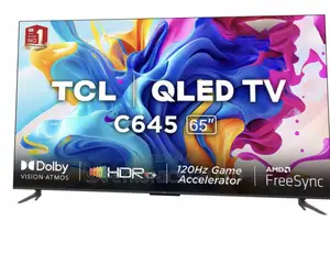 Glossy Qled TCL C645 65 Inches Crystal Smart Tv