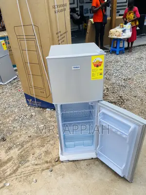Unique Design Nasco Nas D2-13fl 2 Door Electric Fridge,Gray