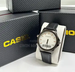 Casio MTP Analog and Digital Stainless Watches