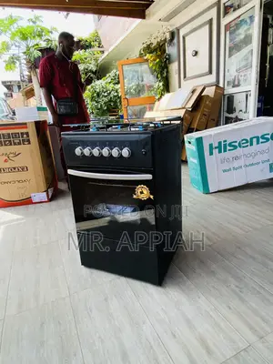 Shop Volcano 4 Gas Burner With Oven(Black).