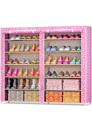 Foldable Double Shoe Rack