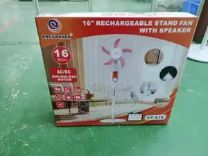 Electric Solar Rechargeable Fan