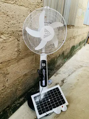 Reliable Speedy Electric Standing Fan(White).