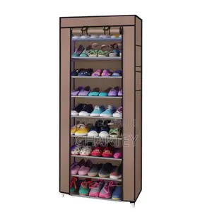 Foldable Portable 10 Layers Shoe Rack