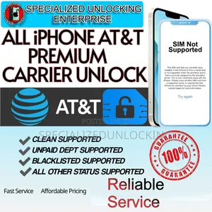 All iPhone AT T Carrier Unlocking Service