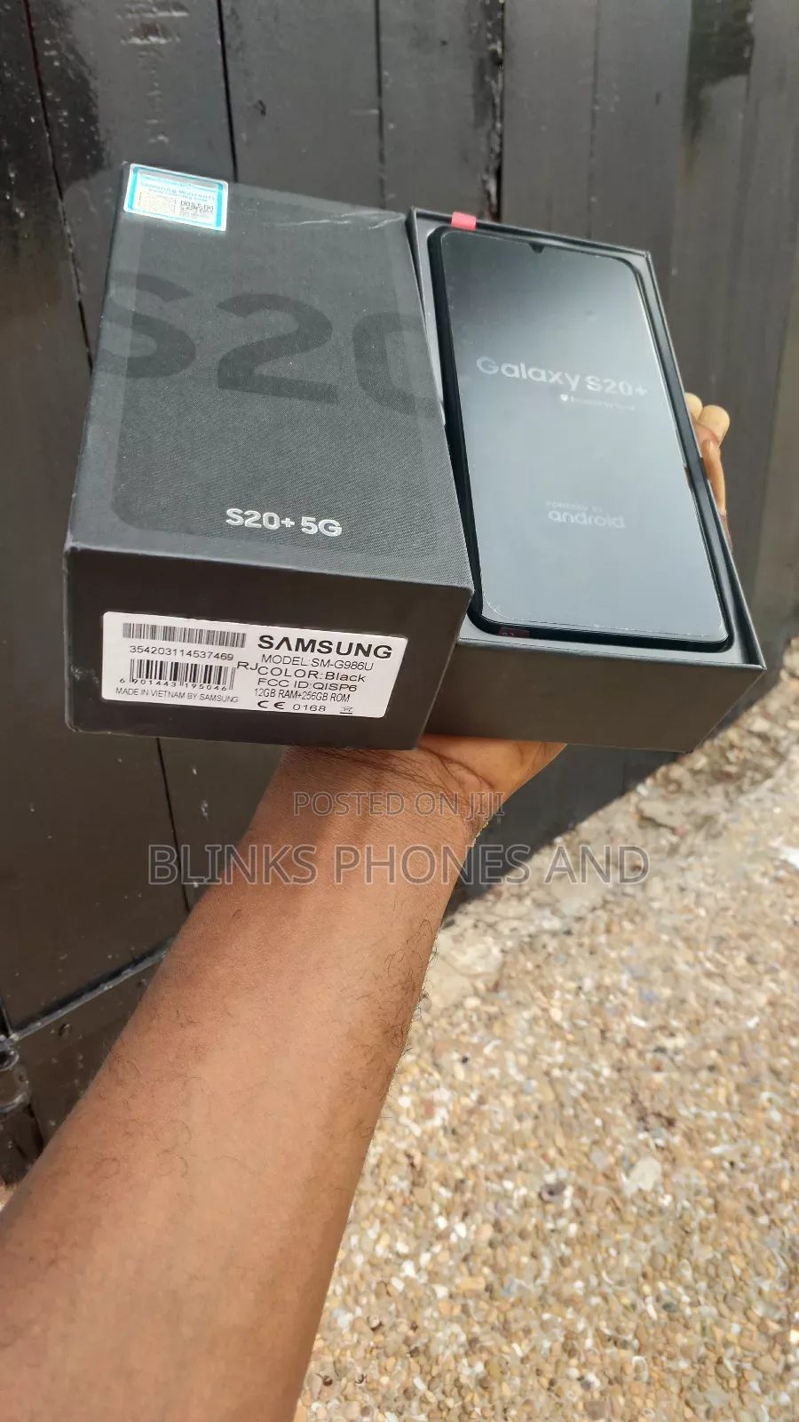 New Samsung Galaxy S20+ 5G 256 GB Black