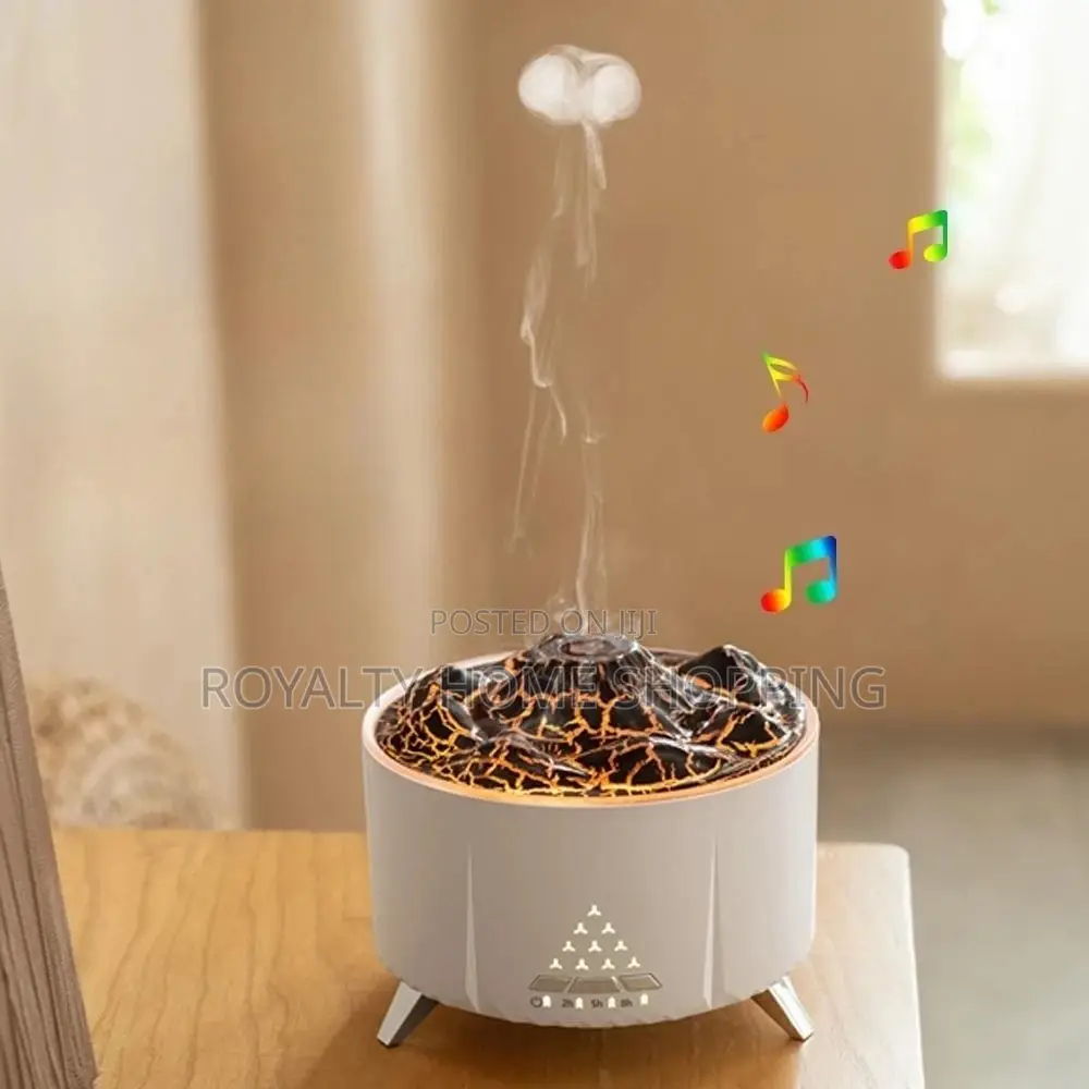 Jellyfish Volcano Bluetooth Flame Humidifier / Diffuser