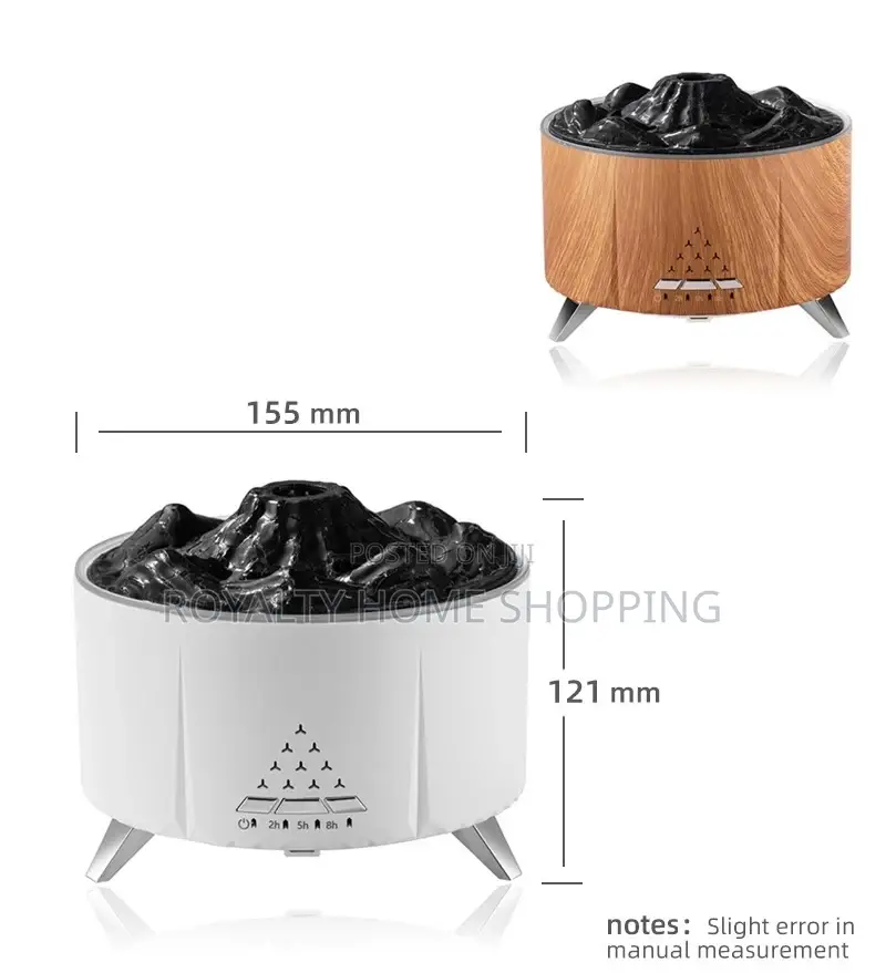 Jellyfish Volcano Bluetooth Flame Humidifier / Diffuser