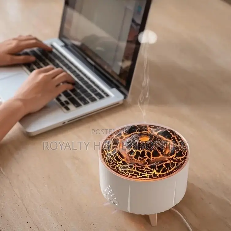 Jellyfish Volcano Bluetooth Flame Humidifier / Diffuser