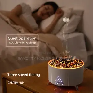 Jellyfish Volcano Bluetooth Flame Humidifier / Diffuser
