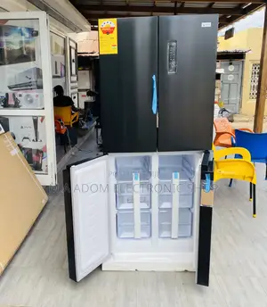 Shop Adorable Pearl Side by Side Fridge(PF-550BSS)337ltr.