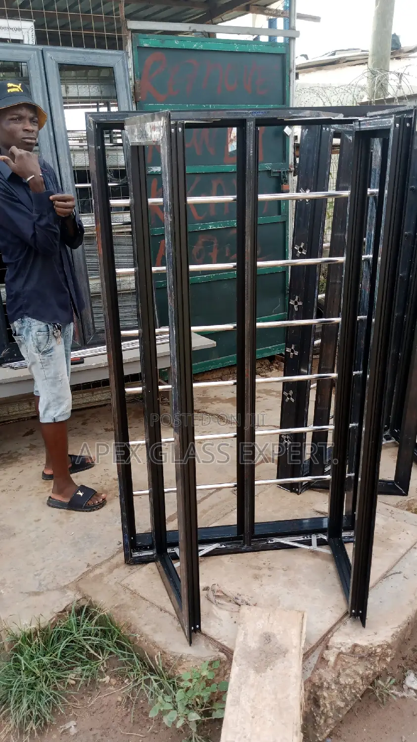 Casement Window With Burglary Proof Attached