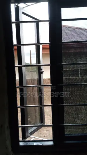 Casement Window With Burglary Proof Attached