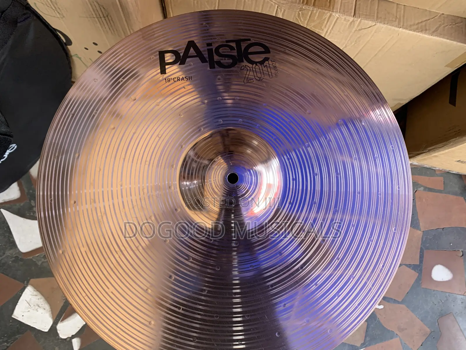 Paiste 201 Bronze 5piece Cymbals Set