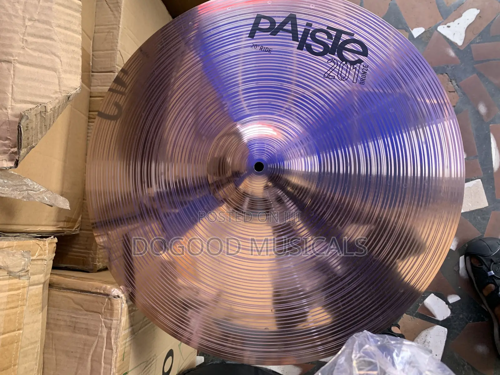 Paiste 201 Bronze 5piece Cymbals Set
