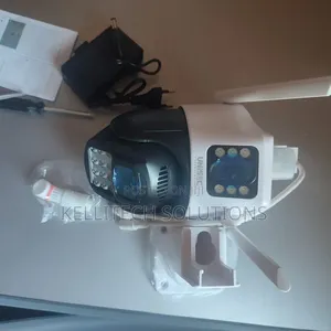 Dual Lens CCTV Camera With Ethernet Port