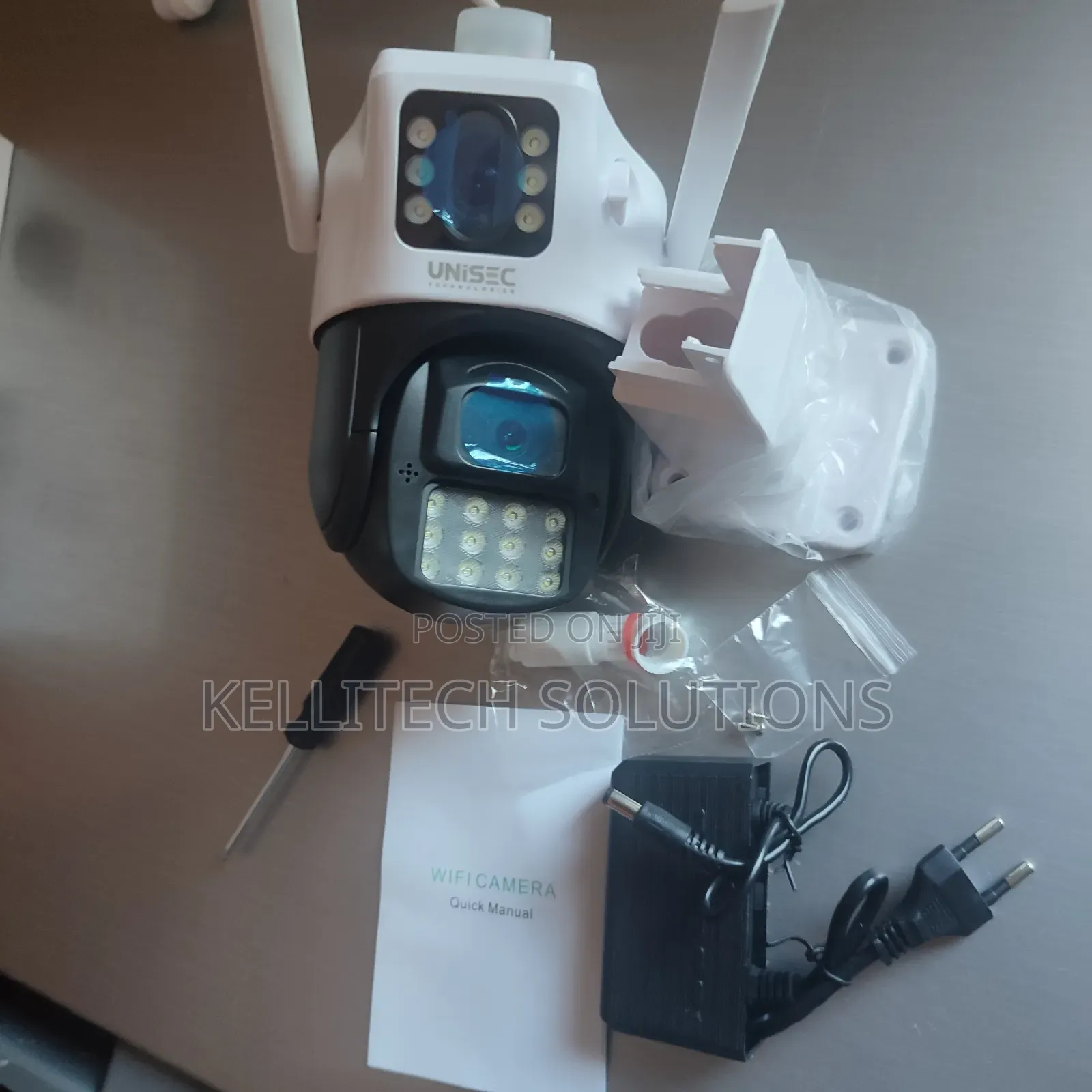 2in1 Double Lens 6MP CCTV Wifi Camera