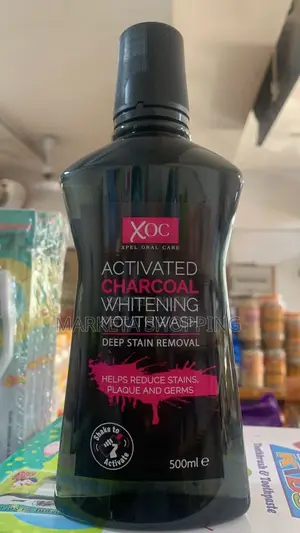 Xpel Oral Care Activated Charcoal Whitening Mouthwash