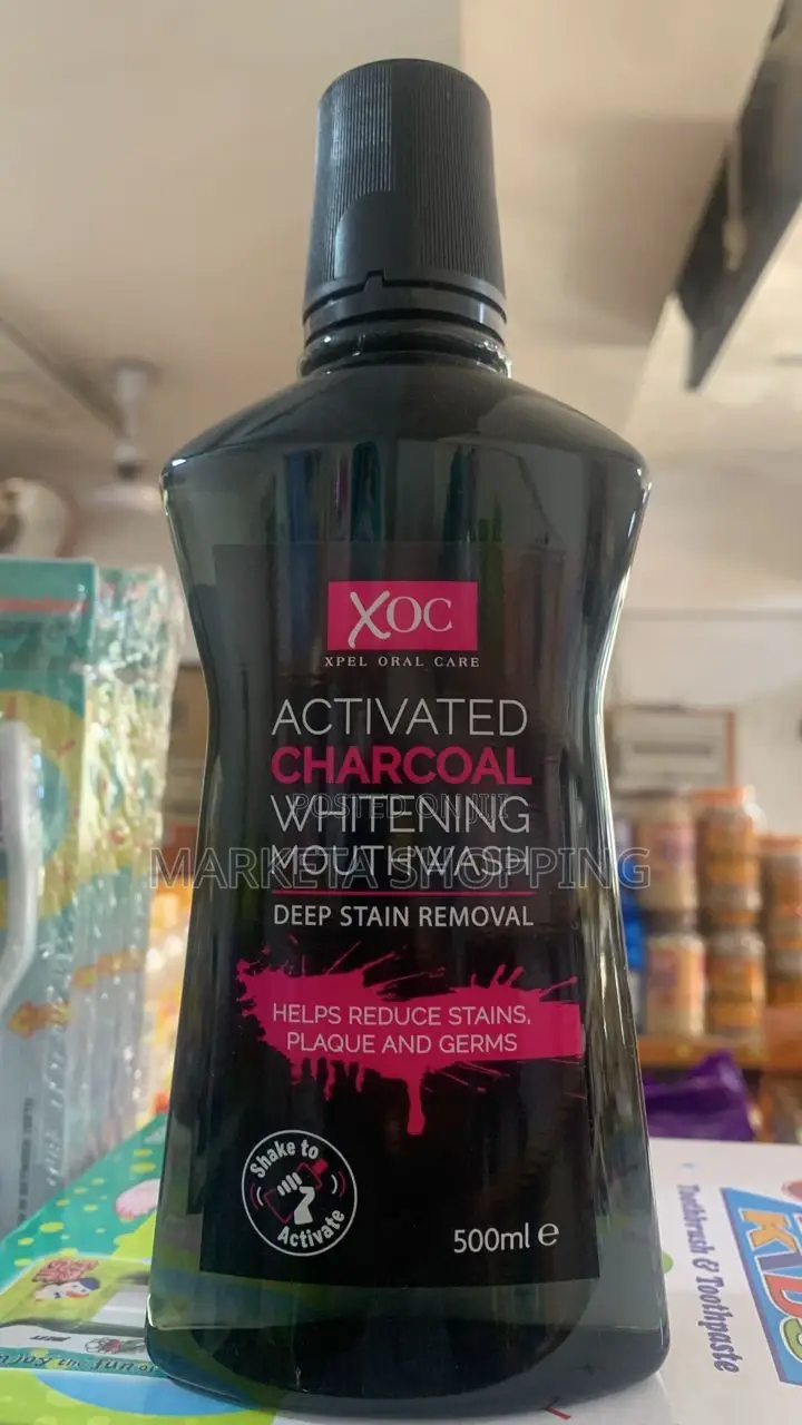 Xpel Oral Care Activated Charcoal Whitening Mouthwash
