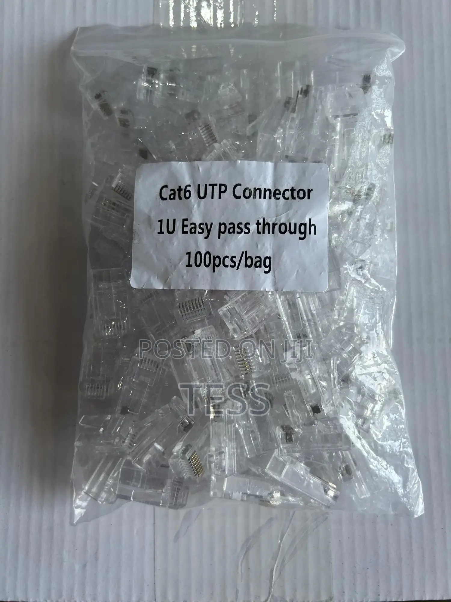 Pass Through RJ45 Connectors Cat6.