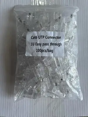 Pass Through RJ45 Connectors Cat6.
