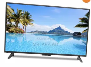 Authentic Nasco 50′′Uhd Digital Satellite Smart Tv,Black