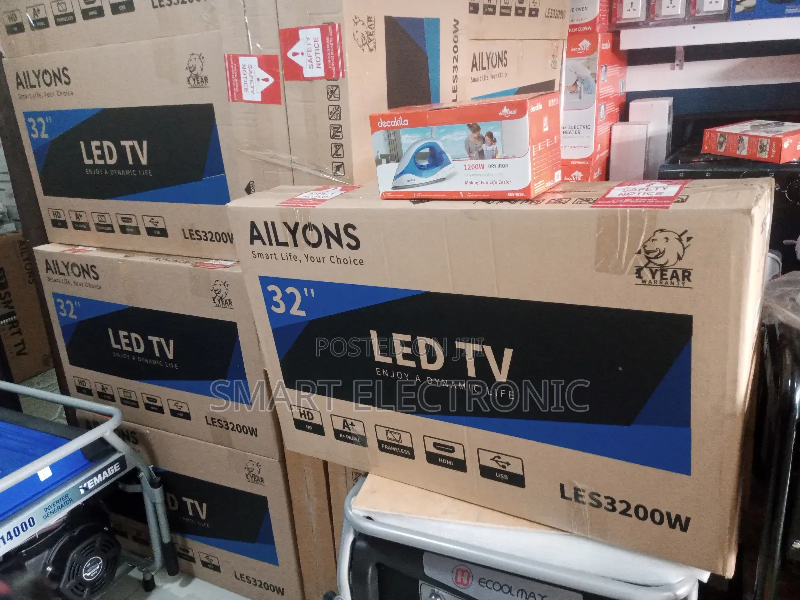 Ailyons Digital Satellite 32inches One Year Warranty 2024LED