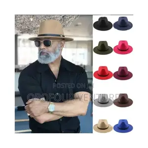 Men and Women Fedora Hat Stylish Hat With Elegant Designs and Hues. Z