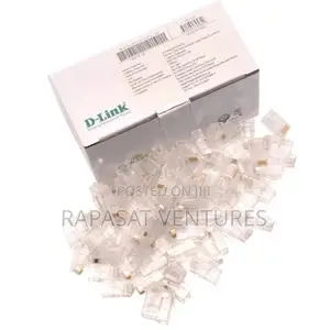 D-Link Cat 6 Rj 45 Cable Connector - Pack of 100 Pieces