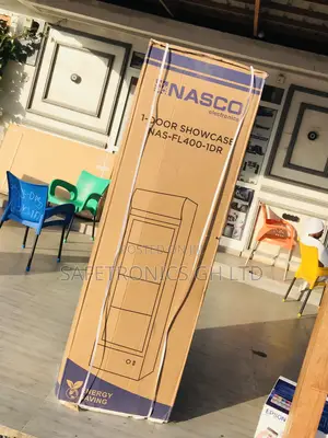 Elegant Display Nas-Fl400-1dr Singledoor Glass Fridge 