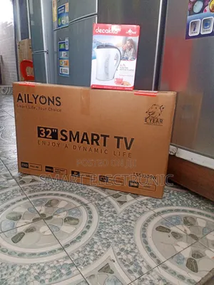 Ailyons Smart Android 32inches Television T2/S2 Brand New