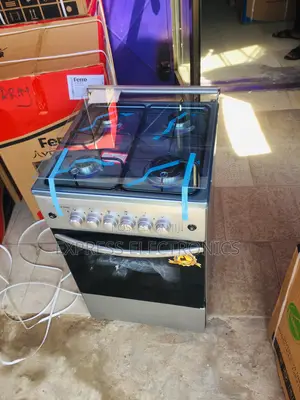 Unique Design Grey Color Gas Stove Oven 4burner 50/50
