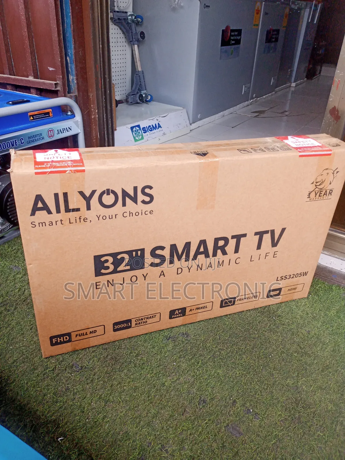 32inches Ailyons Smart Android Bran New Television T2/S2