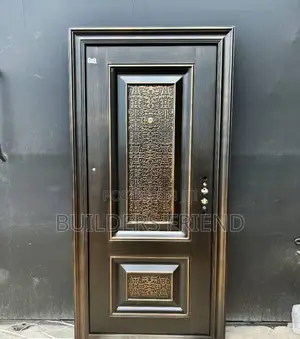 Anti Rust Steel Single Standard Security Door+All Accessory