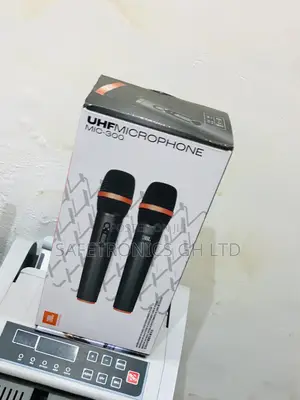 Original Black JBL 2 Set UHF Mic 300 Microphone