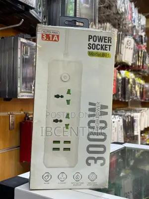 3000W 2-Port Power Socket